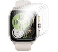 GIOPUEY Pellicola Protettiva per Amazfit Cheetah Square, [6 Pezzi] Flessibile TPU Schermo Protezione Pellicola [Extra-Sottile] [Anti-graffio] - Trasparente