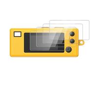 GIOPUEY Pellicola Protettiva per CHARMERA Keychain Digital Camera, [4 Pezzi] Vetro temperato Schermo Protezione Pellicola [Copertura Completa] [Anti-graffio] - Trasparente