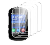 GIOPUEY Pellicola Protettiva per Garmin Edge 850, [4 Pezzi] Vetro temperato Schermo Protezione Pellicola [Copertura Completa] [Anti-graffio] - Trasparente