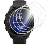 GIOPUEY Pellicola Protettiva per Garmin Forerunner 70, [4 Pezzi] Vetro temperato Schermo Protezione Pellicola [Copertura Completa] [Anti-graffio] - Trasparente