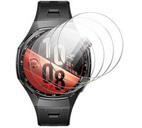GIOPUEY Pellicola Protettiva per Huawei Watch GT 7 PRO 46mm, [4 Pezzi] Vetro temperato Schermo Protezione Pellicola [Copertura Completa] [Anti-graffio] - Trasparente