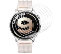 GIOPUEY Pellicola Protettiva per OnePlus Watch Lite, [6 Pezzi] Flessibile TPU Schermo Protezione Pellicola [Extra-Sottile] [Anti-graffio] - Trasparente