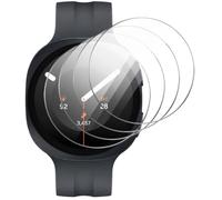 GIOPUEY Pellicola Protettiva per Samsung Galaxy Watch 9 44mm, [4 Pezzi] Vetro temperato Schermo Protezione Pellicola [Copertura Completa] [Anti-graffio] - Trasparente