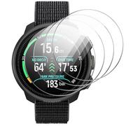 GIOPUEY Pellicola Protettiva per SUUNTO Nautic S, [4 Pezzi] Vetro temperato Schermo Protezione Pellicola [Copertura Completa] [Anti-graffio] - Trasparente