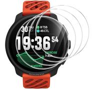 GIOPUEY Pellicola Protettiva per Suunto Race 2, [4 Pezzi] Vetro temperato Schermo Protezione Pellicola [Copertura Completa] [Anti-graffio] - Trasparente