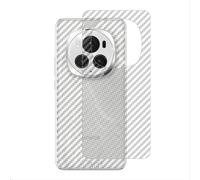 GIOPUEY Pellicola Protettiva Retro Compatibile con Honor Magic 6 PRO, [4 Pezzi] 0.1mm Ultra-Sottile Morbido Back Protector Flim [Anti Impronta Digitale]