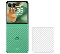GIOPUEY Pellicola Protettiva Retro Compatibile con Motorola RAZR 50, [4 Pezzi] 0.1mm Ultra-Sottile Morbido Back Protector Flim [Anti Impronta Digitale]