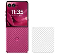 GIOPUEY Pellicola Protettiva Retro Compatibile con Motorola RAZR 50 Ultra, [4 Pezzi] 0.1mm Ultra-Sottile Morbido Back Protector Flim [Anti Impronta Digitale]