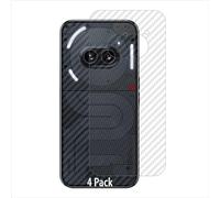 GIOPUEY Pellicola Protettiva Retro Compatibile con Nothing Phone 2a Plus/2a, [4 Pezzi] 0.1mm Ultra-Sottile Morbido Back Protector Flim [Anti Impronta Digitale]