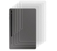 GIOPUEY Pellicola Protettiva Retro Compatibile con Samsung Tab S7 Plus 12.4, [4 Pezzi] 0.1mm Ultra-Sottile Morbido Back Protector Flim [Anti Impronta Digitale]