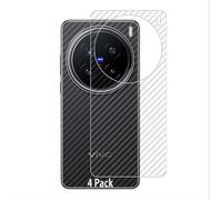 GIOPUEY Pellicola Protettiva Retro Compatibile con Vivo X200 PRO, [4 Pezzi] 0.1mm Ultra-Sottile Morbido Back Protector Flim [Anti Impronta Digitale]