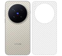 GIOPUEY Pellicola Protettiva Retro Compatibile con Vivo X300 PRO, [4 Pezzi] 0.1mm Ultra-Sottile Morbido Back Protector Flim [Anti Impronta Digitale]