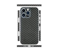 GIOPUEY Pellicola Protettiva Retro per iPhone 12 PRO Max, iPhone 12 PRO Max Retro Pellicola, Struttura in Fibra di Carbonio, Consistenza Opaca, Anti-Impronta, AntiGraffio - Black