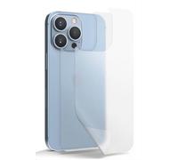 GIOPUEY Pellicola Protettiva Retro per iPhone 14 PRO, Consistenza Opaca Anti-Impronta TPU Sottile Materiali di Alta qualità iPhone 14 PRO Retro Pellicola - Translucent 2 Pezzi