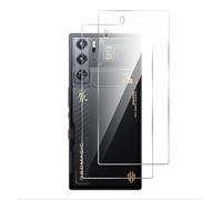 GIOPUEY Pellicola Protettiva Retro per Nubia Red Magic 10 PRO, 2 Pezzi Retro Pellicola, Vetro Temperato, Alta Trasparenza, AntiGraffio - Transparent