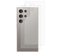 GIOPUEY Pellicola Protettiva Retro per Samsung Galaxy S24 Ultra, Consistenza Opaca Anti-Impronta TPU Sottile Materiali di Alta qualità Samsung Galaxy S24 Ultra Retro Pellicola - Translucent 2 Pezzi