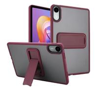 GIOPUEY per Redmi Pad Pro 12.1/Poco Pad 12.1 Custodia, con Supporto, Cover Rigida in PC + Morbida in TPU, Case Custodia Opaco, Nessun Ingiellimento - Red