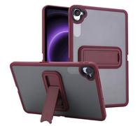 GIOPUEY per Xiaomi Pad Mini 8.8 2025 Custodia, con Supporto, Cover Rigida in PC + Morbida in TPU, Case Custodia Opaco, Nessun Ingiellimento - Red