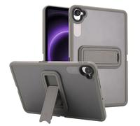 GIOPUEY per Xiaomi Pad Mini 8.8 2025 Custodia, con Supporto, Cover Rigida in PC + Morbida in TPU, Case Custodia Opaco, Nessun Ingiellimento - Grey