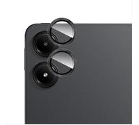 GIOPUEY [Protezione Completa Pellicola Fotocamera Compatibile con Redmi Pad Pro/5G/Poco Pad, [Doppia Protezione] Metallo + Vetro Temperato, Protezione Fotocamera - Black