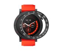 GIOPUEY Stile della Lunetta per Cmf by Nothing Watch 3 PRO, Bezel Styling Ring Acciaio Inossidabile Anello della Lunetta, Plastica Rigida per PC - A-Black