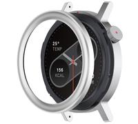 GIOPUEY Stile della Lunetta per Nothing Cmf Watch PRO 2, Bezel Styling Ring Acciaio Inossidabile Anello della Lunetta, Anello Protettivo in Metallo in Lega di Alluminio - yj-Silver