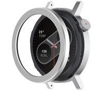 GIOPUEY Stile della Lunetta per Nothing Cmf Watch PRO 2, Bezel Styling Ring Acciaio Inossidabile Anello della Lunetta, Anello Protettivo in Metallo in Lega di Alluminio - zb-Silver