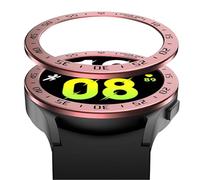 GIOPUEY Stile della Lunetta per Samsung Galaxy Watch 4 40mm, Bezel Styling Ring Acciaio Inossidabile Anello della Lunetta, Anello Protettivo in Metallo in Lega di Alluminio - A-Rose Gold