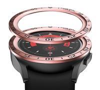 GIOPUEY Stile della Lunetta per Samsung Galaxy Watch 5 PRO, Bezel Styling Ring Acciaio Inossidabile Anello della Lunetta, Anello Protettivo in Metallo in Lega di Alluminio - A-Rose Gold