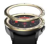 GIOPUEY Stile della Lunetta per Samsung Galaxy Watch 5 PRO, Bezel Styling Ring Acciaio Inossidabile Anello della Lunetta, Anello Protettivo in Metallo in Lega di Alluminio - E-Gold