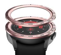GIOPUEY Stile della Lunetta per Samsung Galaxy Watch 5 PRO, Bezel Styling Ring Acciaio Inossidabile Anello della Lunetta, Anello Protettivo in Metallo in Lega di Alluminio - E-Rose Gold