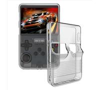 GIOPUEY Trasparente Cover Compatibile con ANBERNIC R36S, Custodia TPU, Ultrasottile Case Cover, Antiurto, Resistente ai Graffi - Trasparente