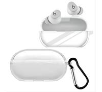 GIOPUEY Trasparente Cover Compatibile con Beats Solo Buds, Custodia TPU, Ultrasottile Case Cover, Antiurto, Resistente ai Graffi - Trasparente