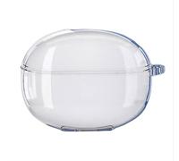 GIOPUEY Trasparente Cover Compatibile con Realme Buds Air 5 Pro/Air 6 Pro, Custodia TPU, Ultrasottile Case Cover, Antiurto, Resistente ai Graffi - Trasparente