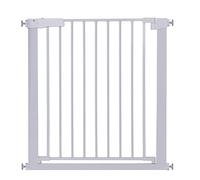 Giordani G-Gate Cancelletto di Sicurezza Bianco, Chiusura Automatica Auto-Close, Apertura a Una Mano e Segnale Corretta Installazione, Per Aperture 76-82 cm, Estensibile e Doppia Direzione