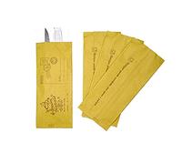 GIORDANO Cart Portaposate Pezzi 500 USA e Getta Buste Portaposate Carta Monouso con Tovagliolo 40x40 P/8 Sacchetti Porta Posate in Carta Natalizia Buste Posate con Tovagliolo Colorate Segnaposto