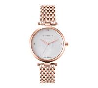 Giordano Orologio analogico elegante casual da donna, impermeabile, alla moda, forma rotonda, con meccanismo a 3 lancette, orologio da polso per ragazze e donne per completare il tuo look/regalo