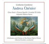 Umberto Giordano Andrea Chenier (Paoletti, Rome Opera House) (CD) Album