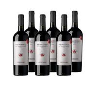 GIORDANO VINI Primitivo di Manduria DOC 2022 - Vino Rosso Pugliese, Intenso Deciso e Vellutato, Vino Rosso da Conversazione, Puglia, 14% vol. Box da 6 Bottiglie da 75 cl