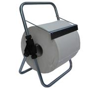 Giordanoshop Porta Rotolo a Cavalletto da Banco per Carta Asciugamani Multiuso 30 cm in Acciaio 8055E Agrati