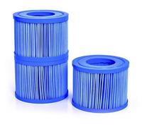Giordanoshop Set 3 Cartucce Filtro Antibatteriche per Piscina Idromassaggio NetSpa Vita e Octopus