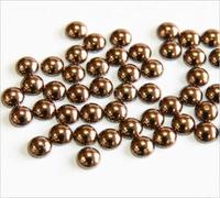 GIORGETTI STRASS Borchie a Cupola Termoadesive 3 mm Marroni, 100 pz - Studs Hotfix per Scarpe, Magliette, Jeans, Borse - Prima Qualità