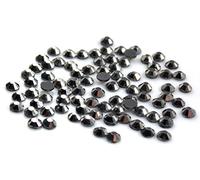 GIORGETTI STRASS - MC Stone Collection - 1440 pz - Strass Termoadesivi SS6 2 mm - Grigio Hematite - Hotfix Cristalli Flatback per Tessuti, Abbigliamento e DIY