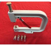 GIORGETTI STRASS Pinza Applicatrice Perle e Rivetti con Ugelli - Torchietto Manuale per Abbigliamento, Jeans, Pelle, Borse e Scarpe - Applicatore Perline Decorazioni Moda Fai da Te