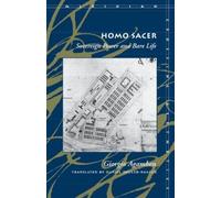 Giorgio Agamben Homo Sacer (Tascabile) Meridian: Crossing Aesthetics