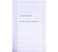 Giorgio Agamben What Is Philosophy? (Tascabile) Meridian: Crossing Aesthetics