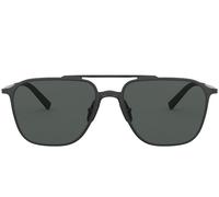 Giorgio Armani Ar 6110 Occhiali Da Sole Uomo Nero Pilot Grigio 58mm