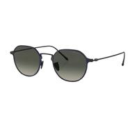 Giorgio Armani Ar 6138t Occhiali Da Sole Uomo Blu Rotondo Grigio 49mm