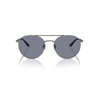 Giorgio Armani Ar 6156 Occhiali Da Sole Uomo Argento Rotondo Blu 54mm