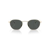 Giorgio Armani Ar 6160t Occhiali Da Sole Uomo Oro Geometrico Grigio 51mm